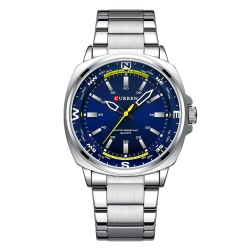 Curren 8455 Silver-Blue Curren 8455 Silver-Blue