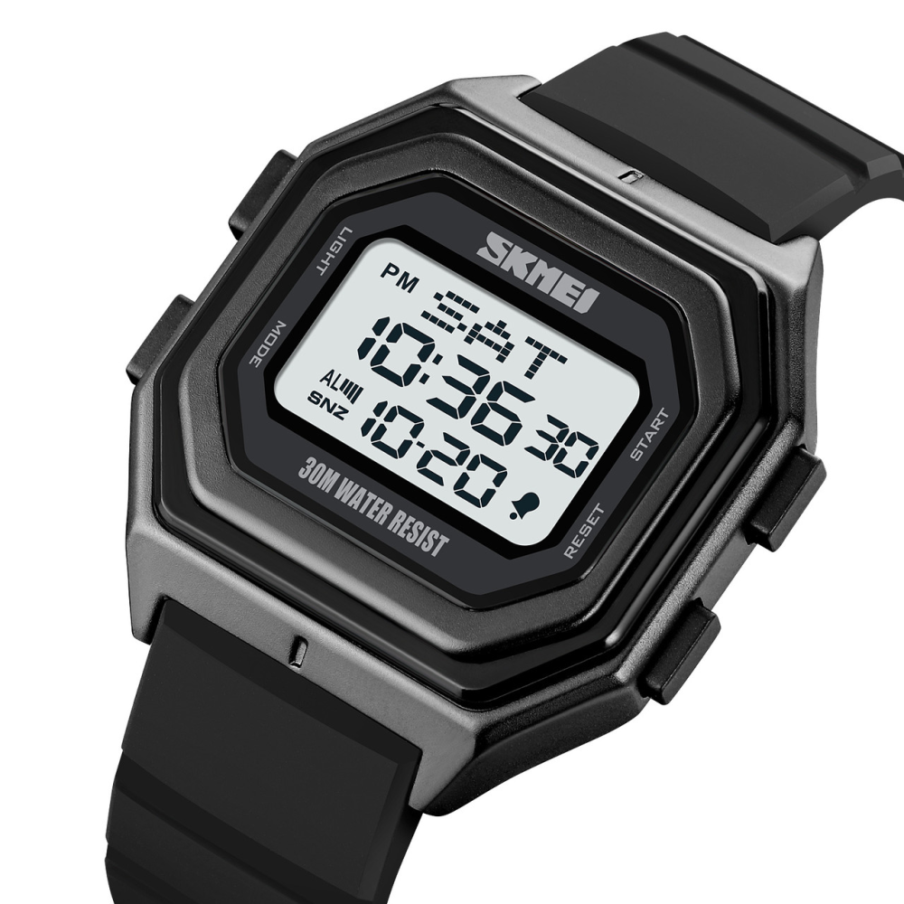 Skmei 1875PWT Black-White Silicone SALE