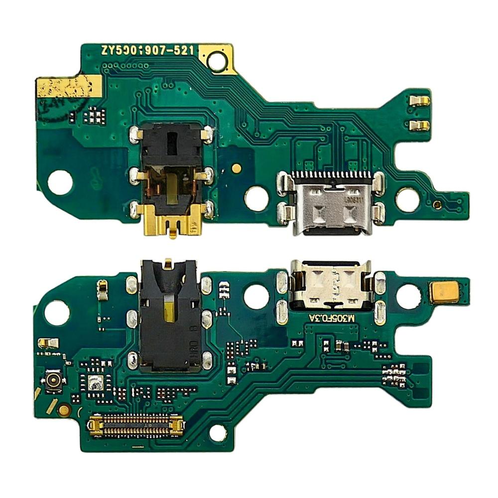 Разъём зарядки для Samsung M305/A407 Galaxy M30 (2019)/A40S China (2019) на плате с микрофоном и компонентами