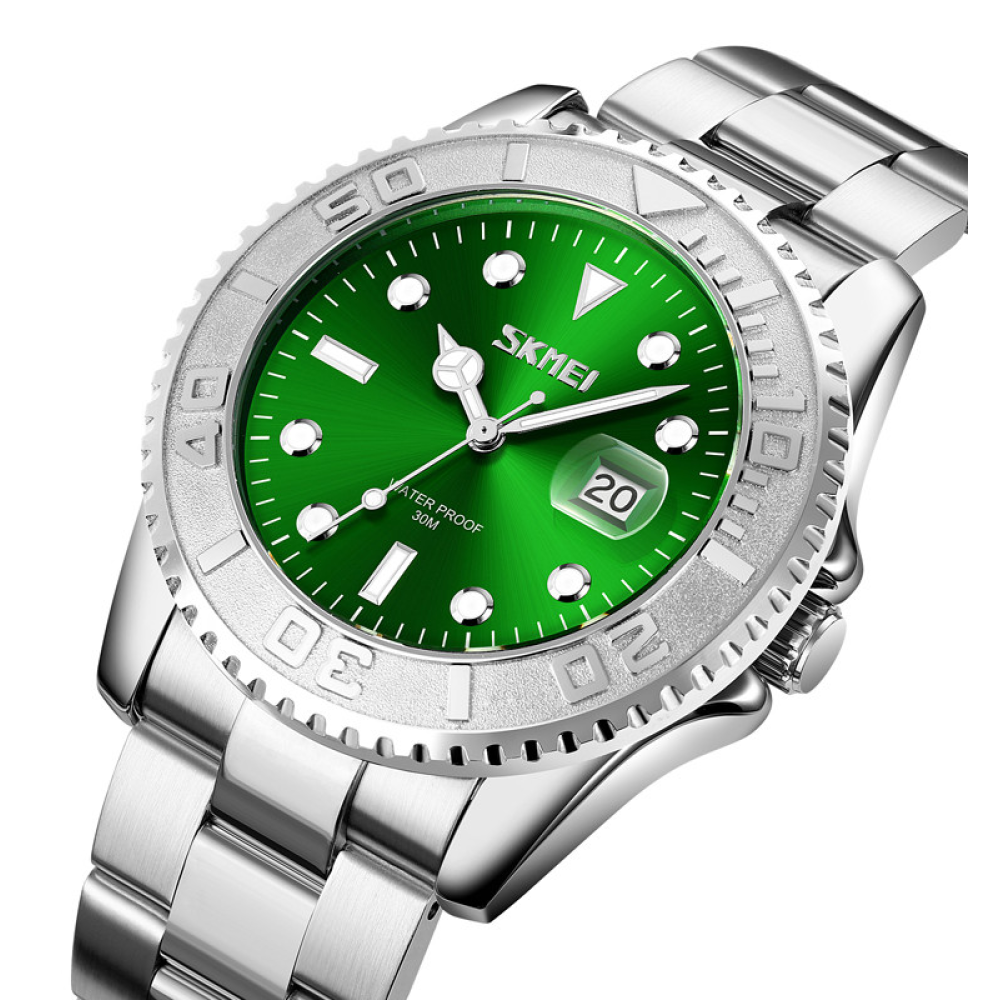 Skmei 9295SIGN Silver-Green