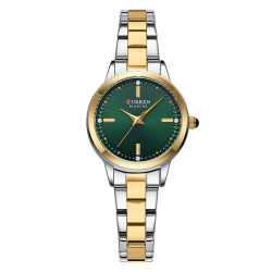 Curren 9094 Silver-Gold-Green Curren 9094 Silver-Gold-Green