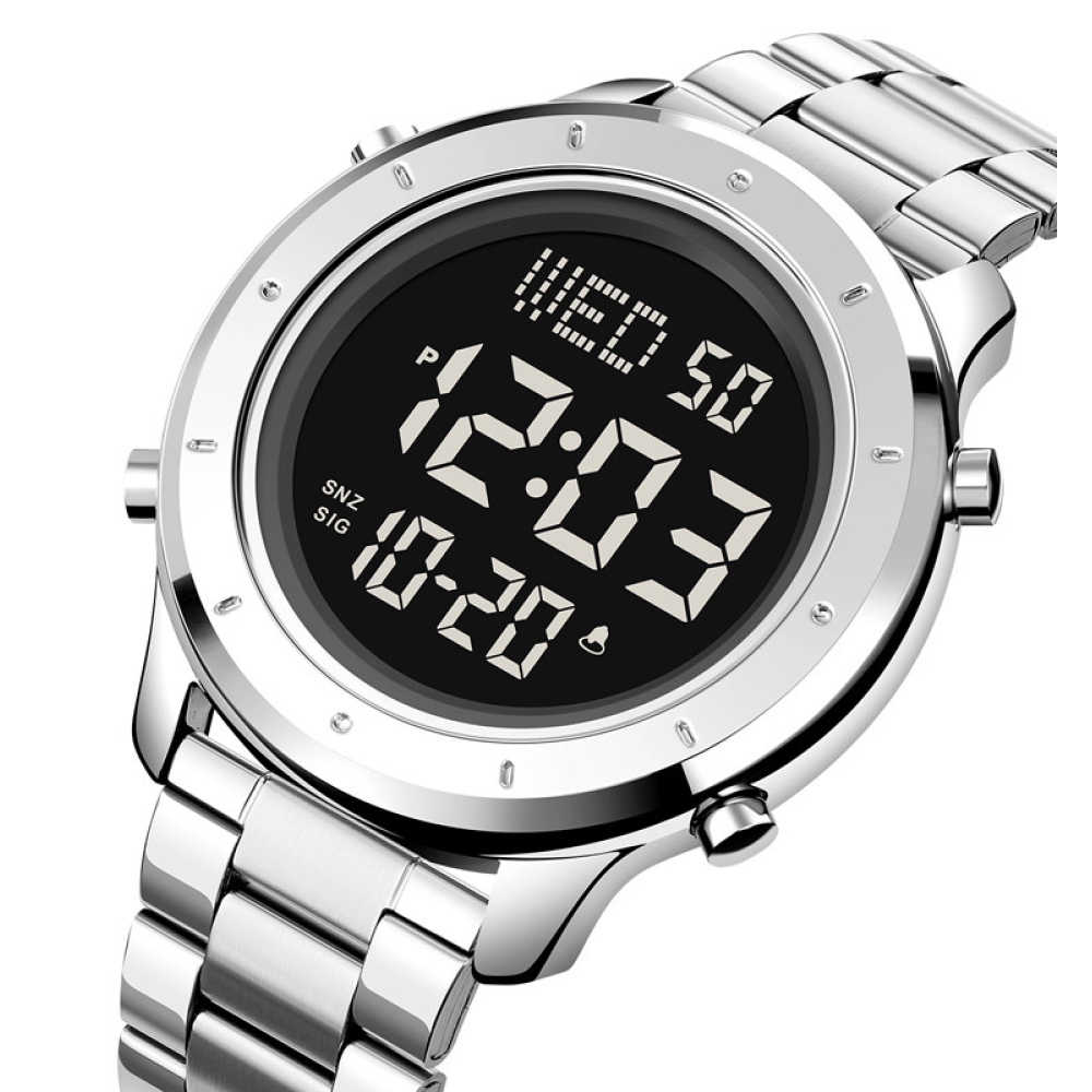 Skmei 1864SSIBK Silver-Black-Steel