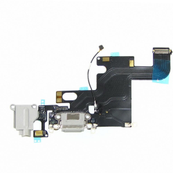 Шлейф для Apple iPhone 6 с серым разъёмом питания, гарнитуры, с микрофоном Шлейф для Apple iPhone 6 с серым разъёмом питания, гарнитуры, с микрофоном