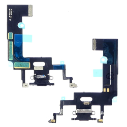 Шлейф для Apple iPhone XR с чёрным разъёмом питания, с микрофоном Шлейф для Apple iPhone XR с чёрным разъёмом питания, с микрофоном