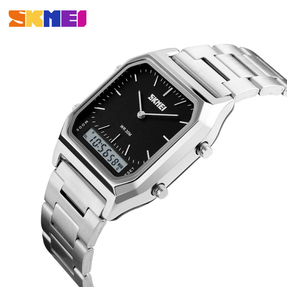Skmei 1220SIBK Silver-Black