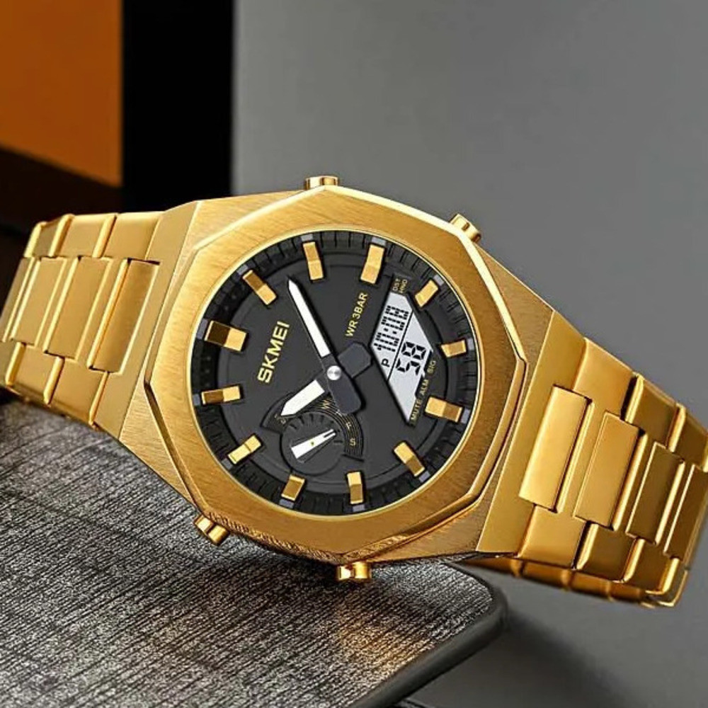 Skmei 1816GDWT Gold-White