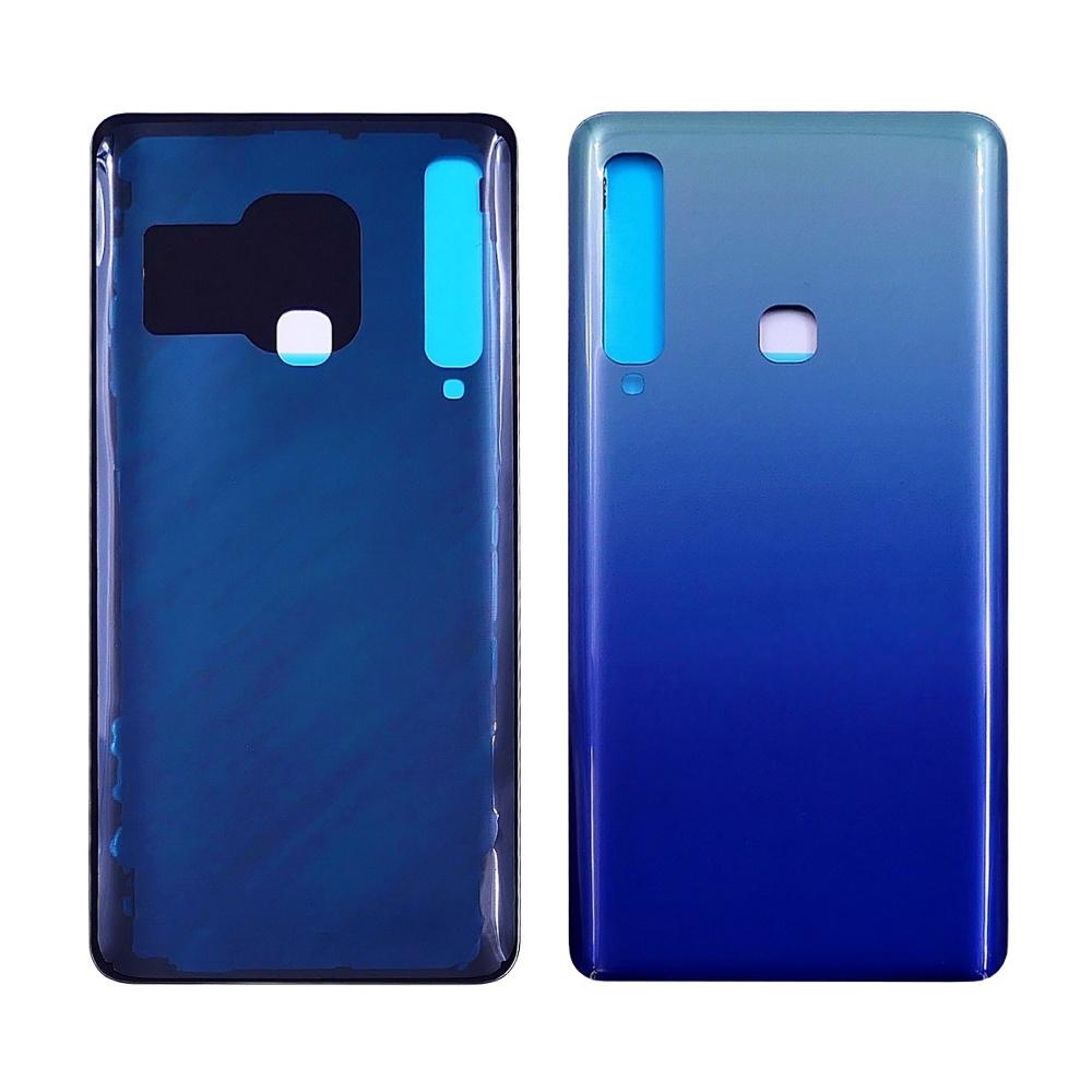 Заднее стекло корпуса для Samsung A920F Galaxy A9 Lemonade Blue (зелёно-синее)