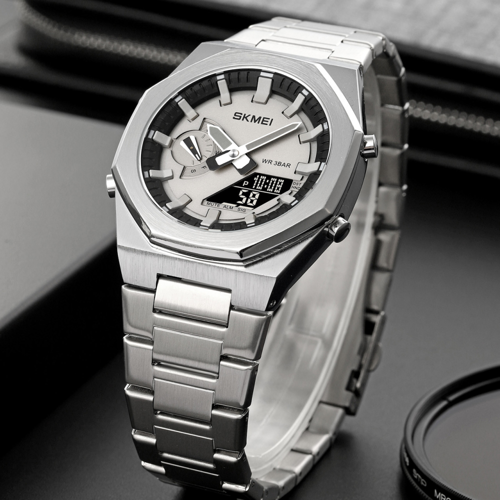 Skmei 1816SIBK Silver-Black