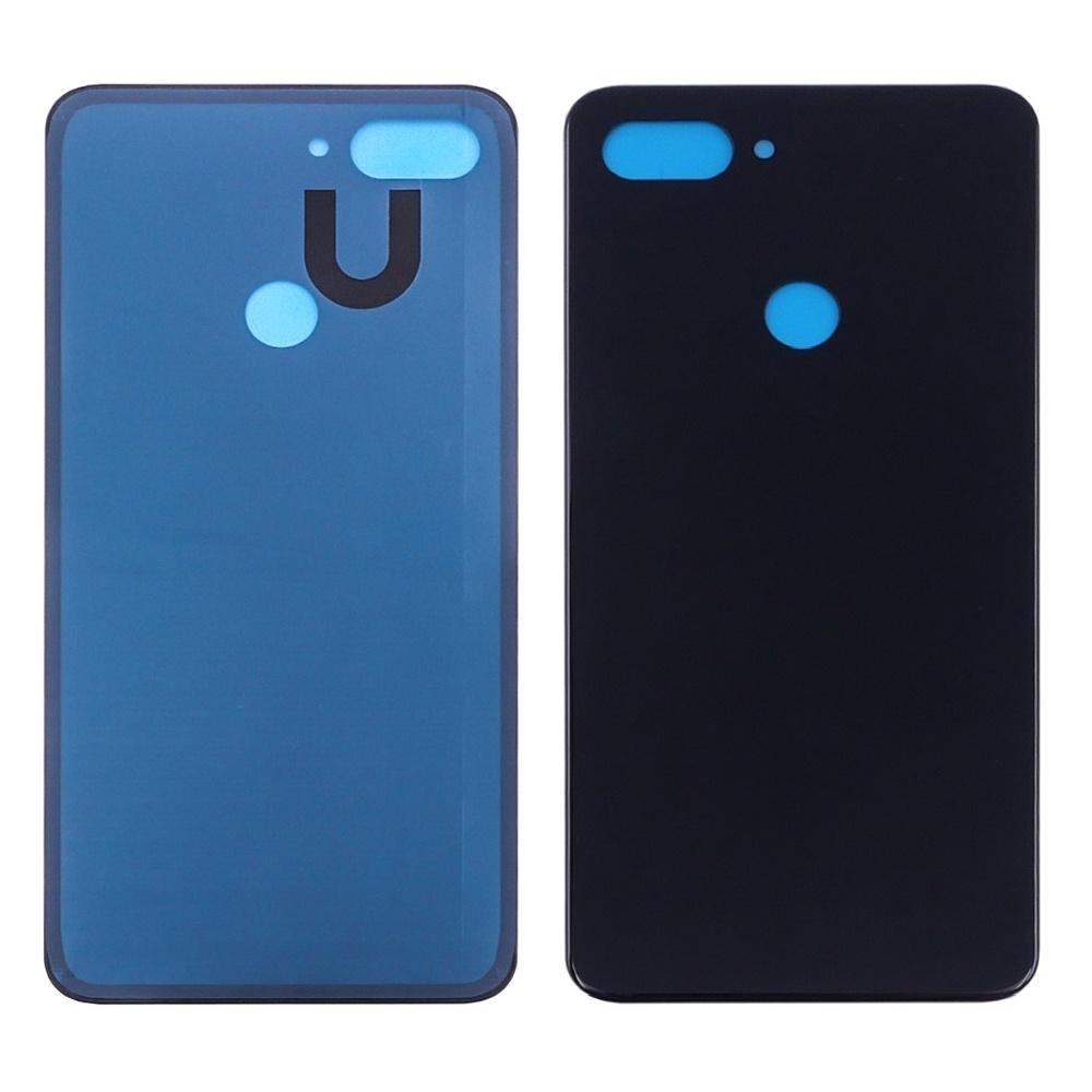 Заднее стекло корпуса для Xiaomi Mi 8 Lite Midnight Black (чёрное)