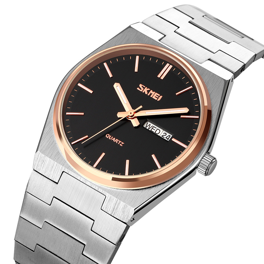 Skmei 9288SIRGBK Silver-Rose Gold-Black SALE