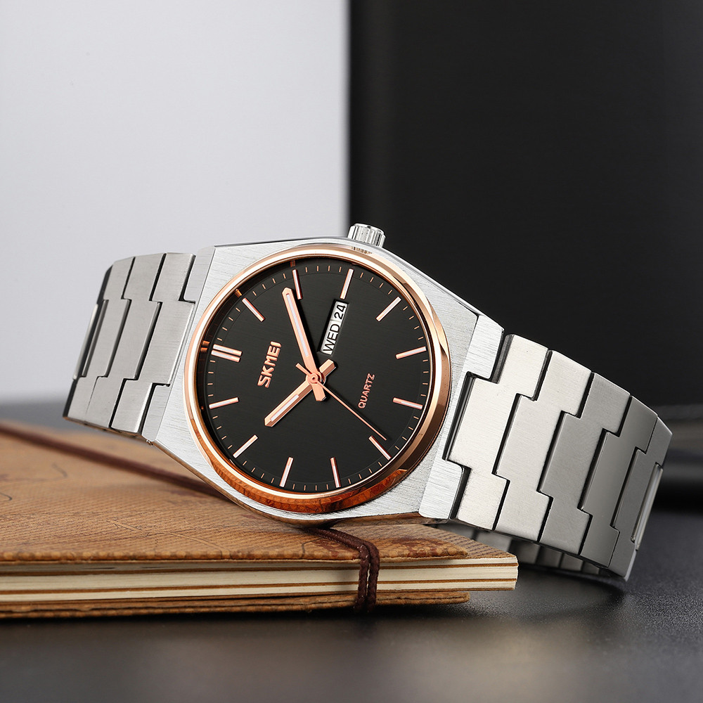 Skmei 9288SIRGBK Silver-Rose Gold-Black SALE
