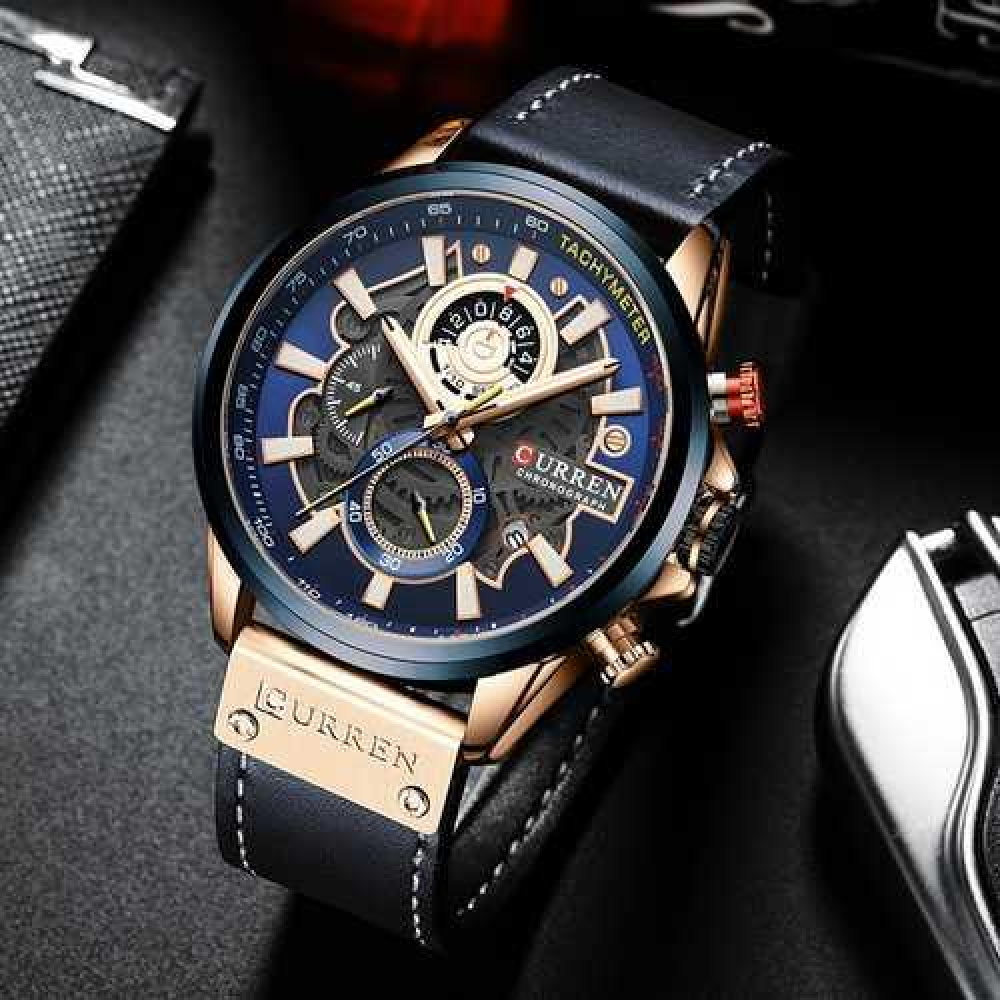 Curren 8380 Blue-Cuprum