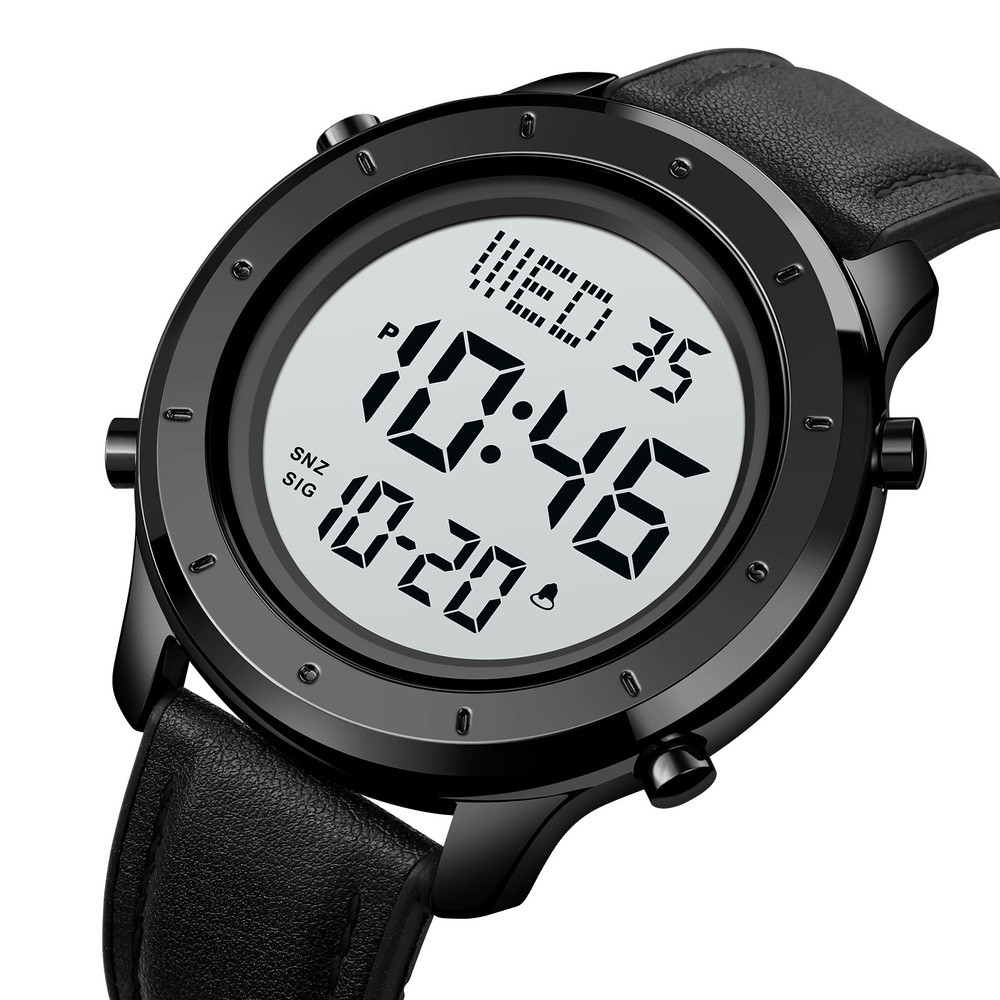 Skmei 1864LBKWT Black-White Leather SALE