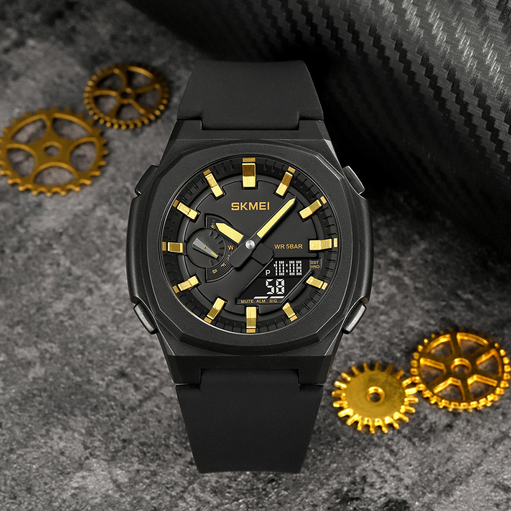 Skmei 2091BKGDBK Black-Gold-Black
