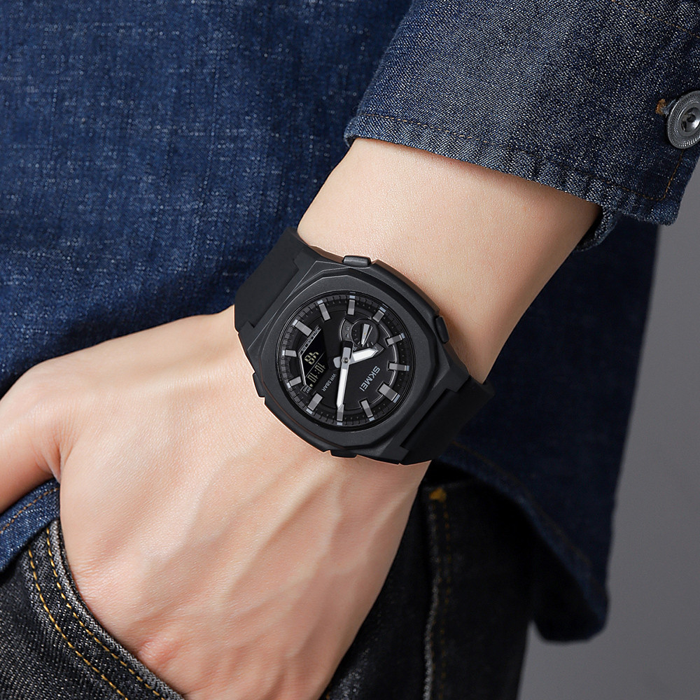 Skmei 2091BKGYBK Black-Grey-Black