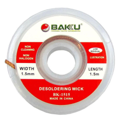 Очиститель припоя Baku BK-1515 (красная этикетка, 1.5mm x 0.75m)