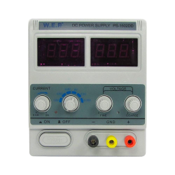 Блок питания лабораторный WEP PS-1502DD 15V, 2A, автовосстановление после КЗ Блок питания лабораторный WEP PS-1502DD 15V, 2A, автовосстановление после КЗ