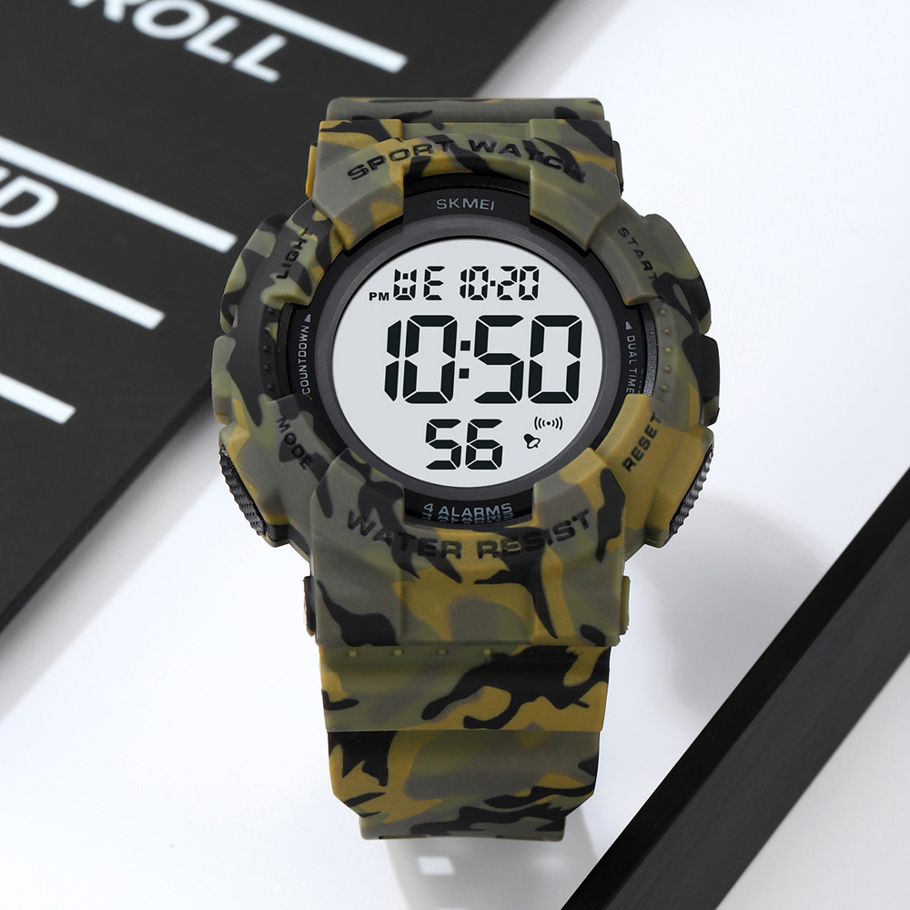 Skmei 2081CMGNWT Camo Green-White STOPPED