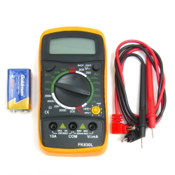 Мультиметр цифровой FK830L/XL830L/MAS830L с подсветкой (ток до 10A) Мультиметр цифровой FK830L/XL830L/MAS830L с подсветкой (ток до 10A)