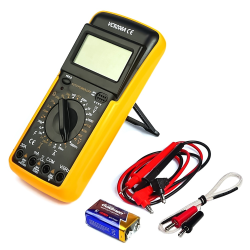 Мультиметр цифровой VC9208A с термопарой (ток до 20A) Мультиметр цифровой VC9208A с термопарой (ток до 20A)