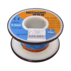 Припой Mechanic HX-T100 0,3 мм, 55 гр, Sn 63% , Pb 37%