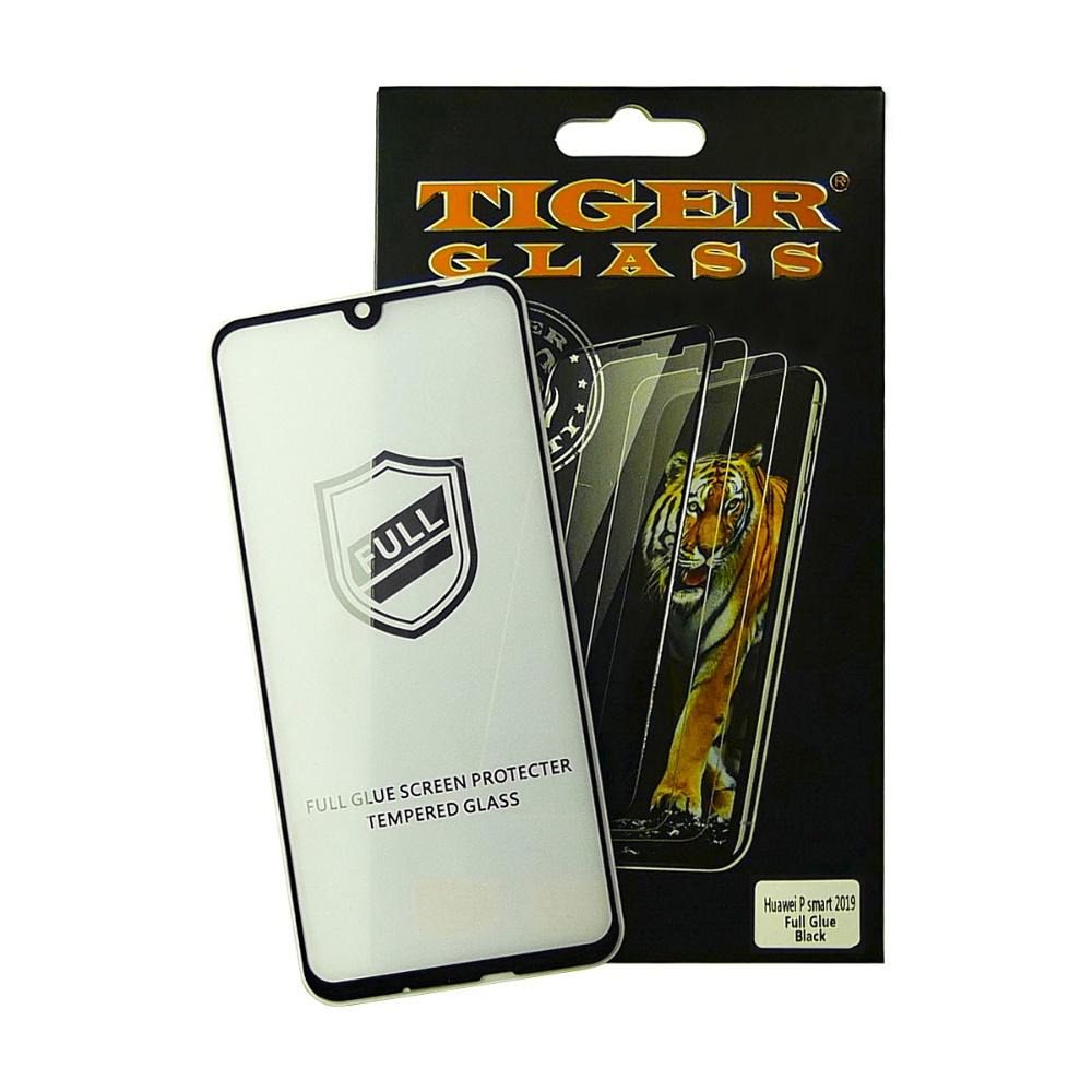 Защитное стекло TigerGlass для Huawei P Smart (2019)/ P Smart Plus (2019) Full Glue (0.3 мм, 2.5D, чёрное)