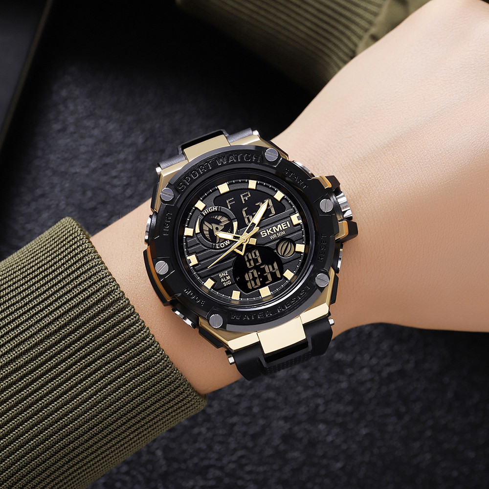 Skmei 2119BKGD Black - Gold SALE