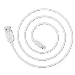 Кабель Borofone BX14 USB to MicroUSB 2m white