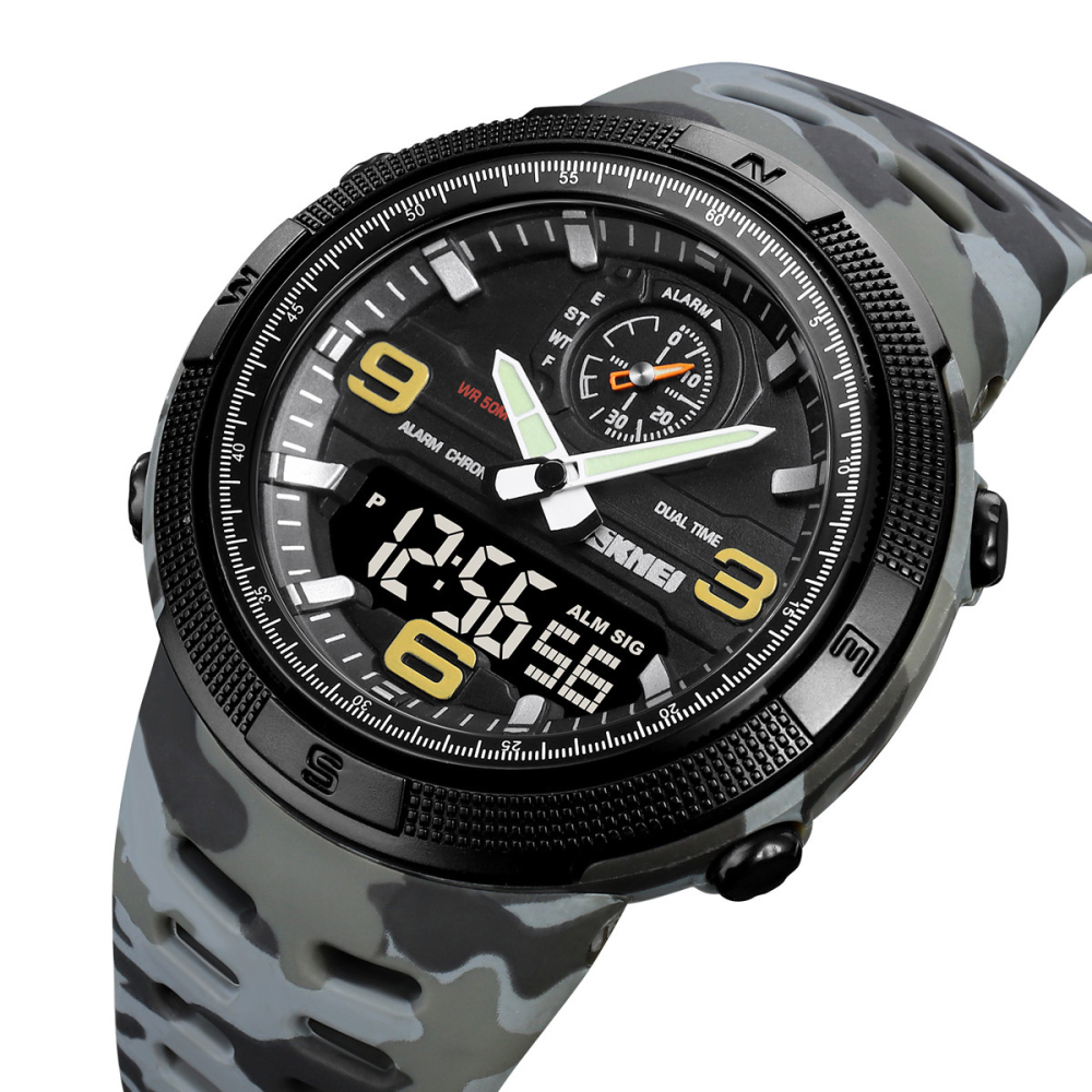 Skmei 1655CMGYBK Camo Grey-Black