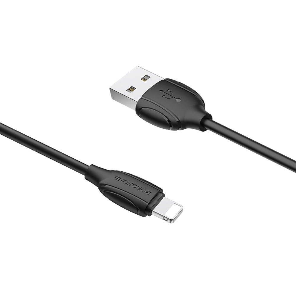 Кабель Borofone BX19 USB to Lightning 1m black