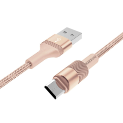 Кабель Borofone BX21 USB to MicroUSB 1m gold Кабель Borofone BX21 USB to MicroUSB 1m gold