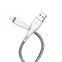 Кабель Borofone BX25 USB to Lightning 1m white