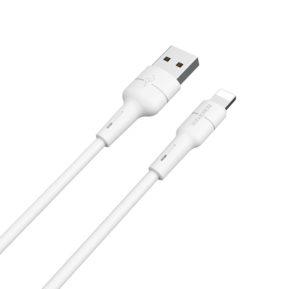 Кабель Borofone BX30 USB to Lightning 1m white