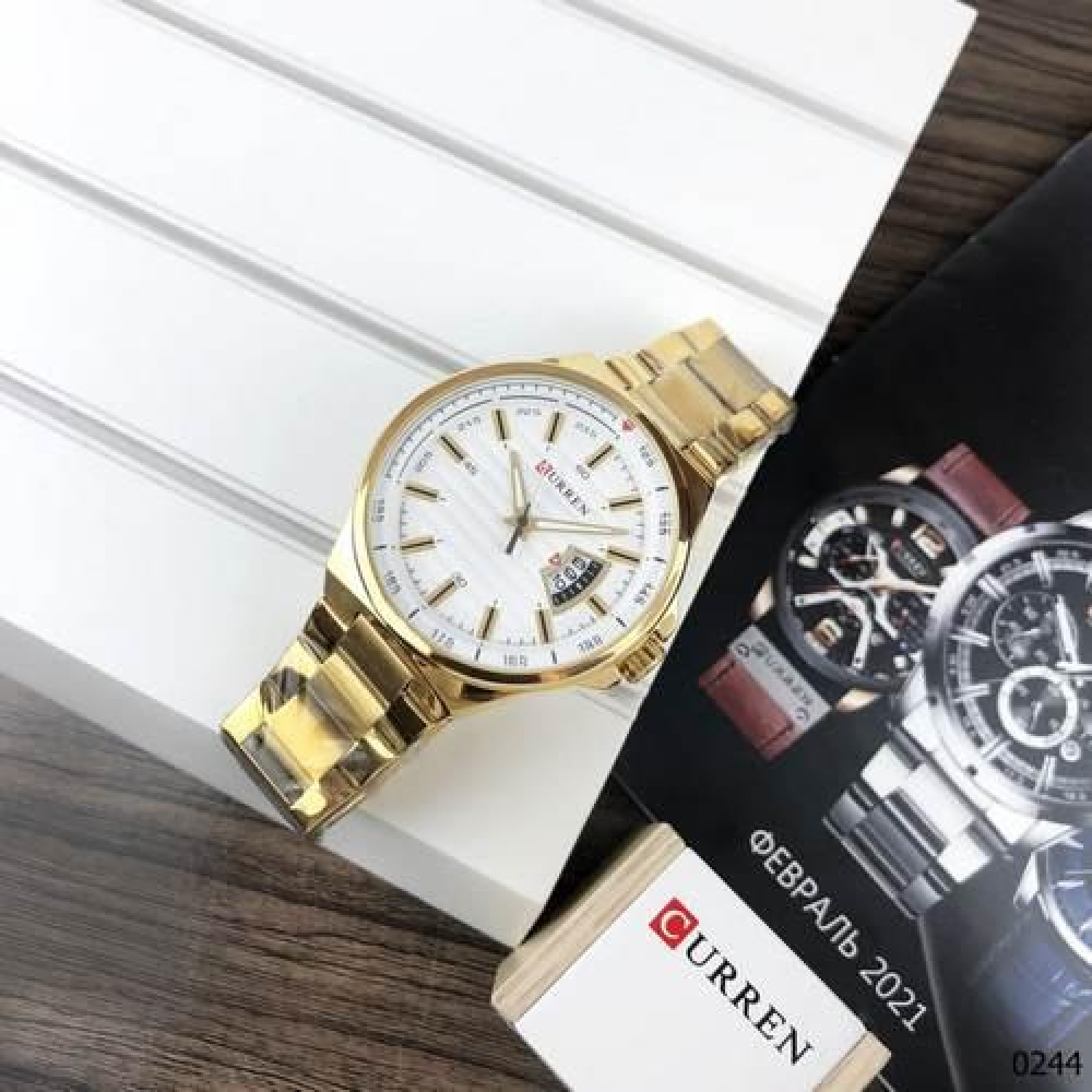 Curren 8375 Gold-White
