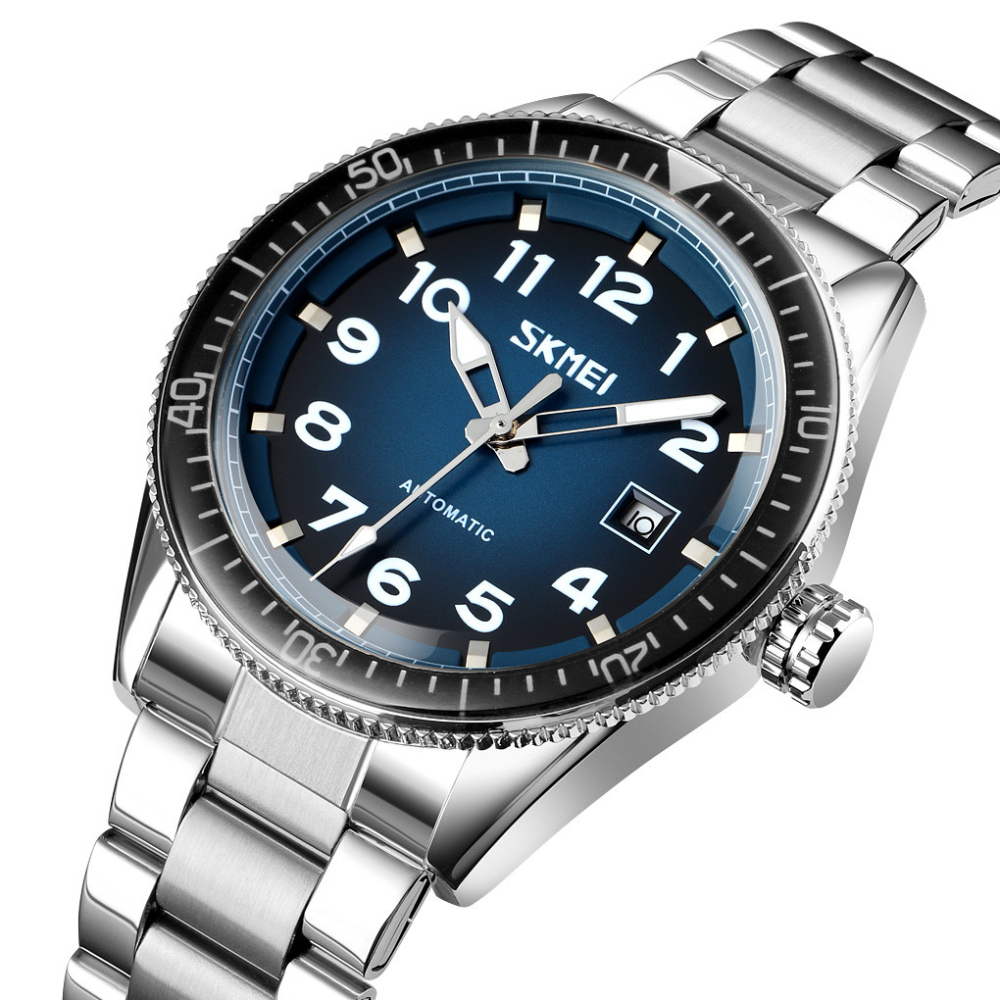 Skmei 9232SSIBU Silver/blue-steel strap