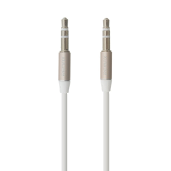 AUX кабель Remax RL-L100 Jack 3.5 to Jack 3.5 1m белый