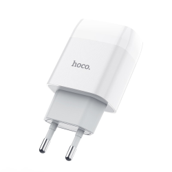 Сетевое зарядное устройство Hoco C73A 2 USB белое
