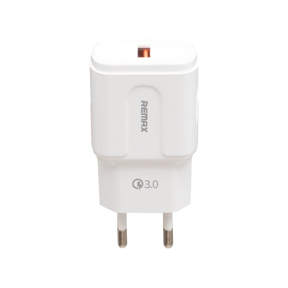 Сетевое зарядное устройство Remax RP-U16 USB QC белое