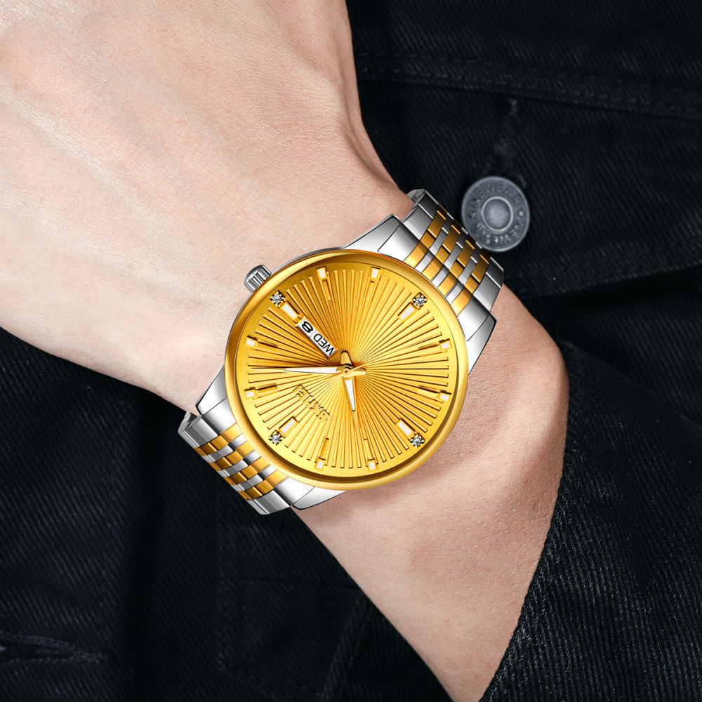 Skmei 9323TGDGD Silver/Gold-Gold