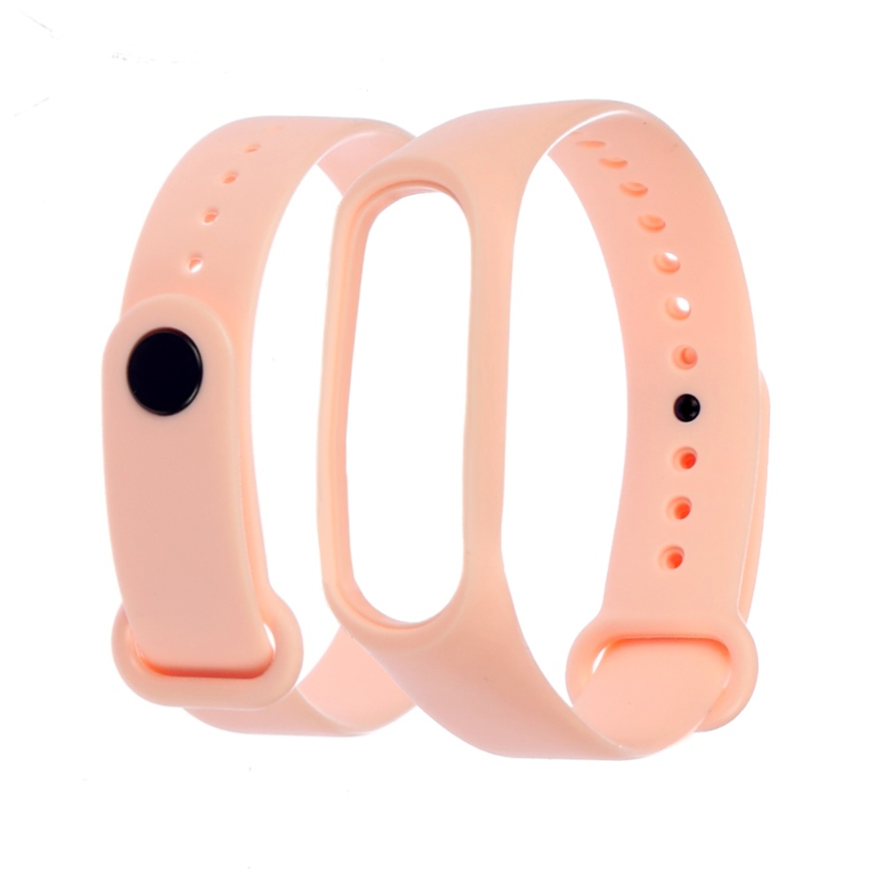Ремешок силиконовый для Xiaomi Mi Band 3/ 4  24 телесный