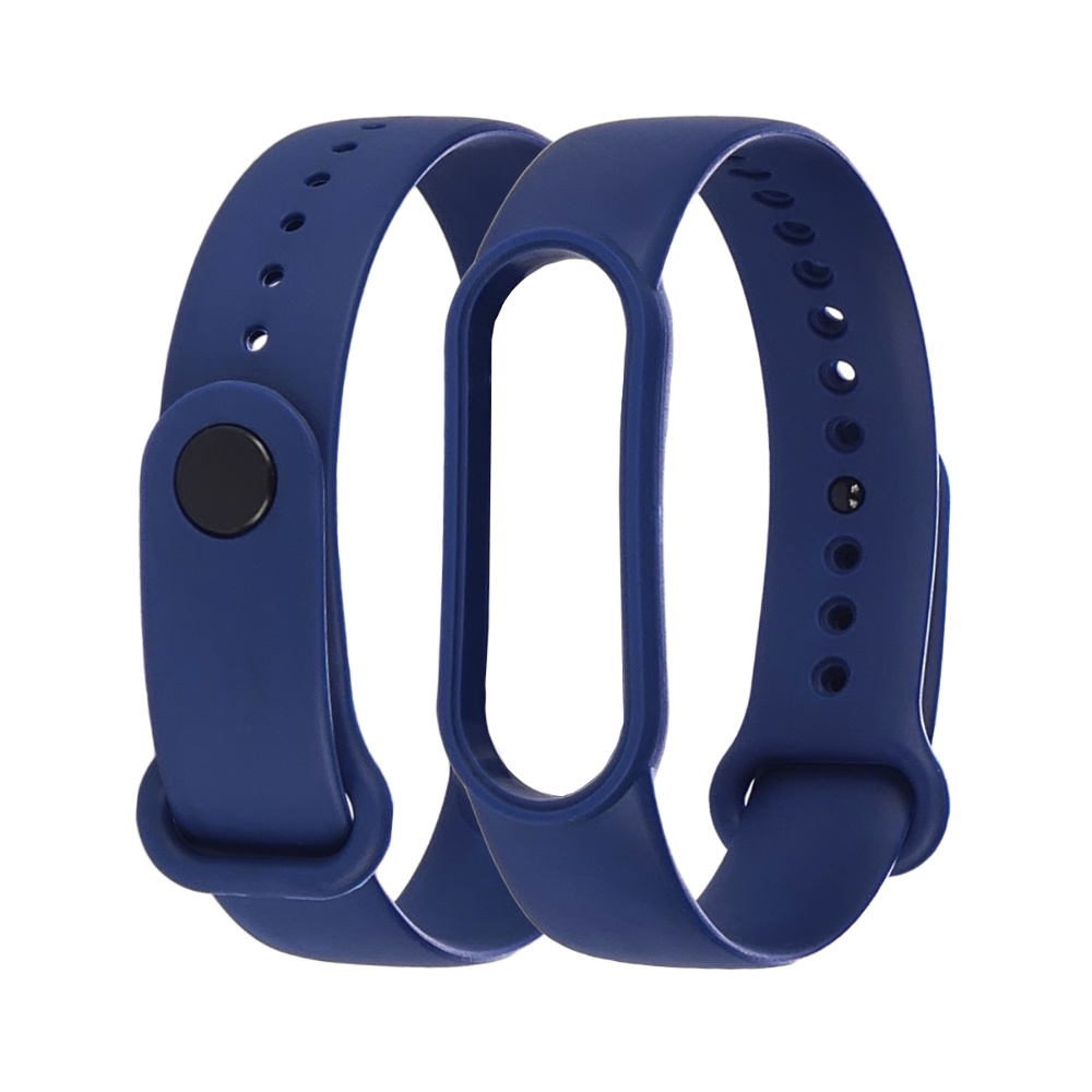 Ремешок силиконовый для Xiaomi Mi Band 5/ 6 цвет  18 сапфировый