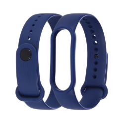 Ремешок силиконовый для Xiaomi Mi Band 5/ 6 цвет  18 сапфировый