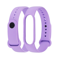 Ремешок силиконовый для Xiaomi Mi Band 5/ 6 цвет  20 лавандовый