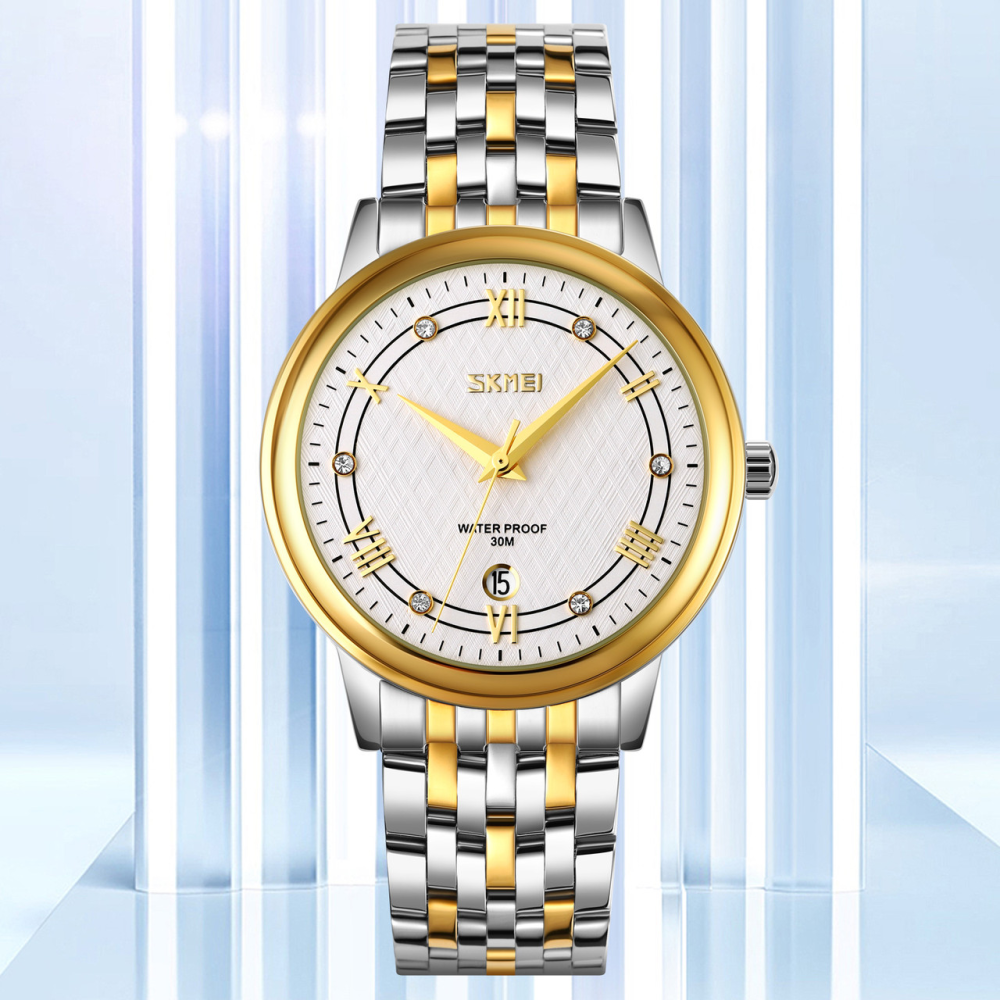 Skmei 9272TGDSI-B Gold/Silver-Silver Men