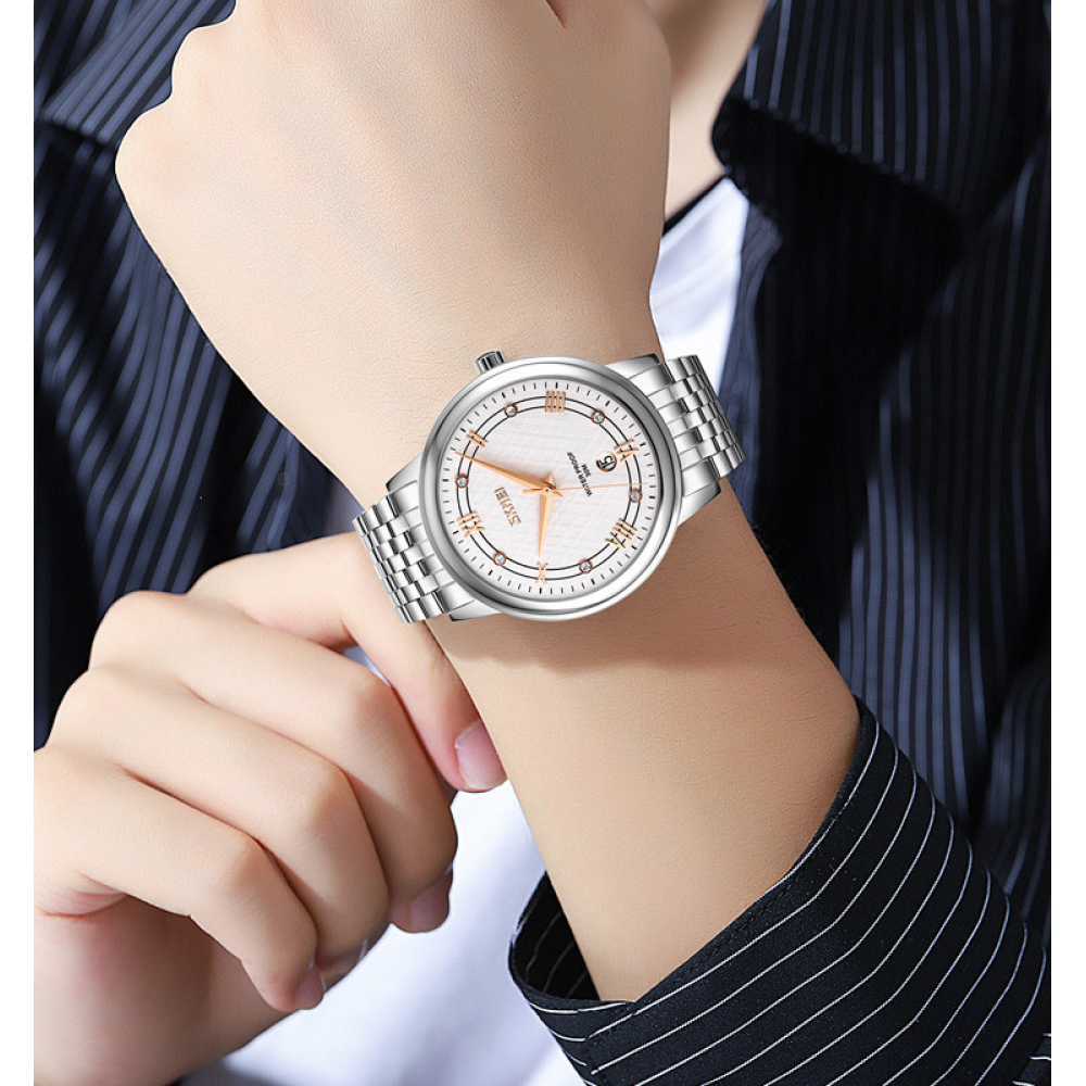 Skmei 9272SISI-B Silver-Silver Men