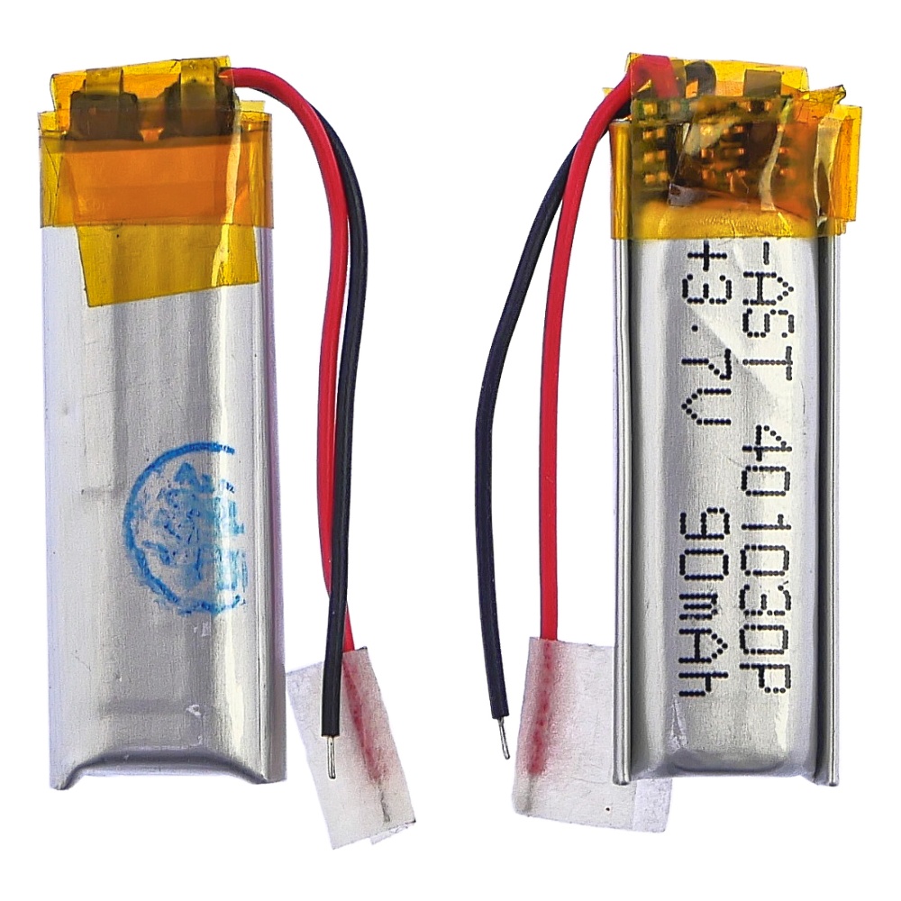 Аккумулятор 401030P универсальный с контроллером, 4 х 12 х 32 мм (150 mAh)/ для TWS наушников, Bluetooth гарнитур, MP3 плееров