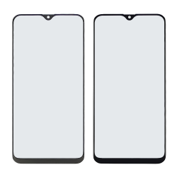 Стекло тачскрина с OCA плёнкой для Samsung A205/ A307 Galaxy A20/ A30S (2019) чёрное с олеофобным покрытием, закалённое