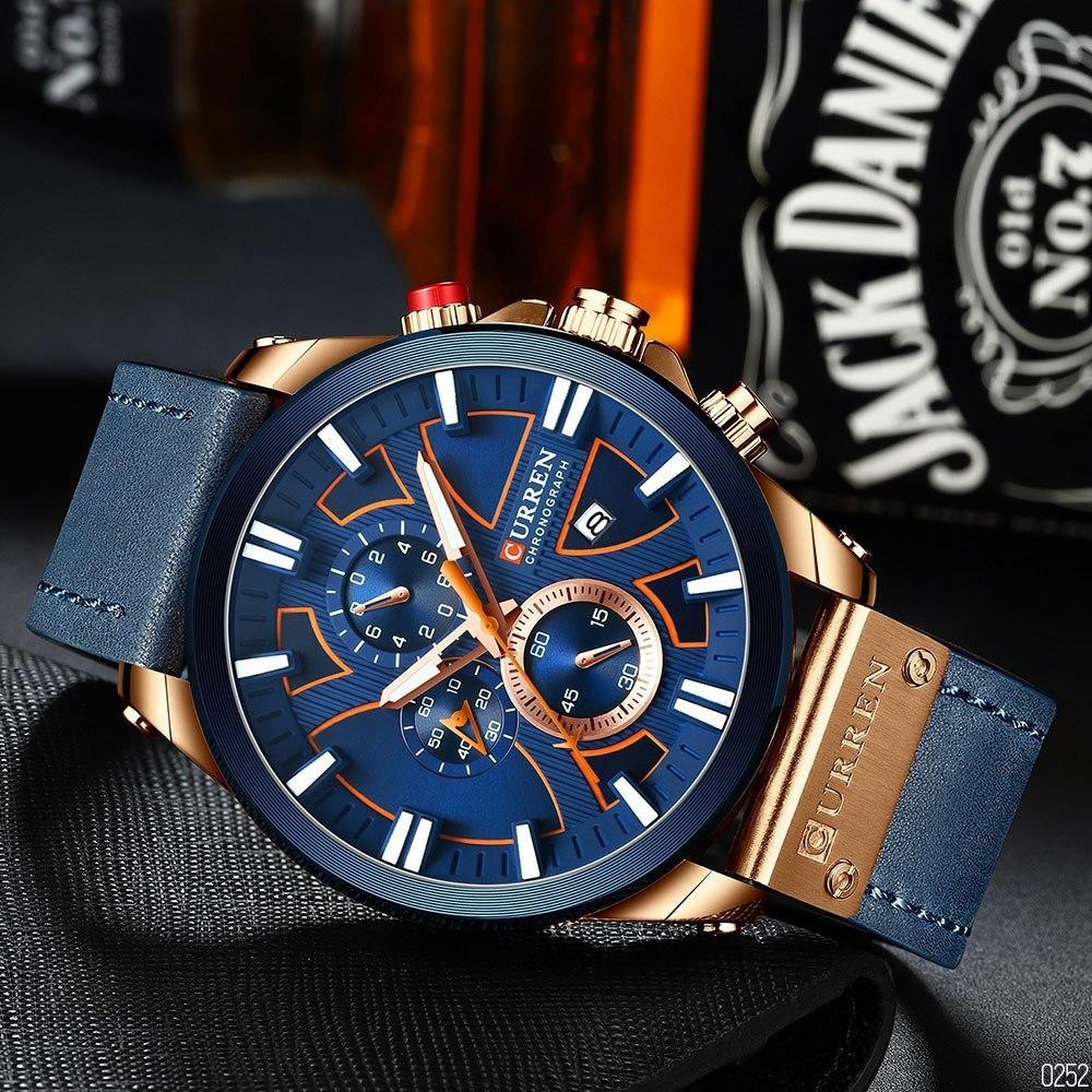 Curren 8346 Blue-Cuprum