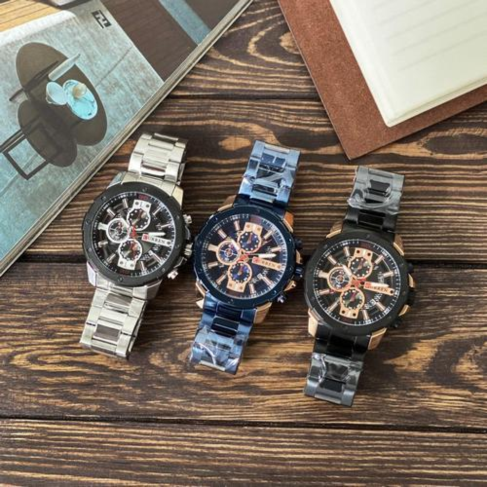 Curren 8336 Black-Cuprum