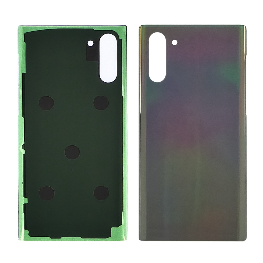 Заднее стекло корпуса для Samsung N970F Galaxy Note10 Aura Glow (серебристое)
